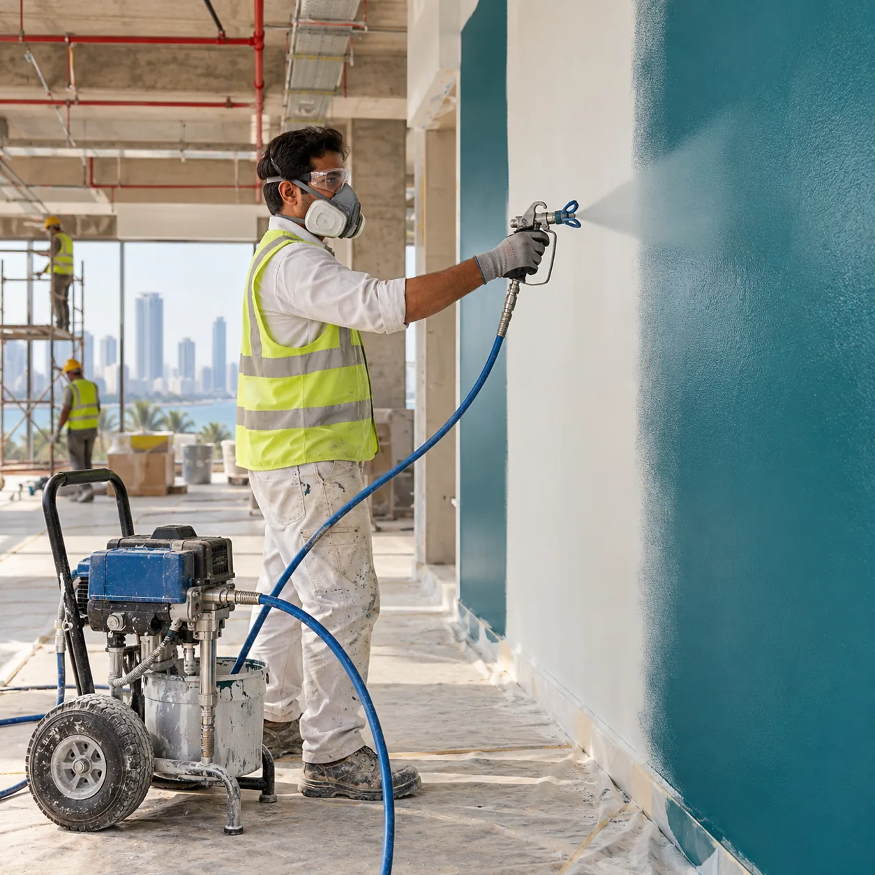 Representative spray equipment application